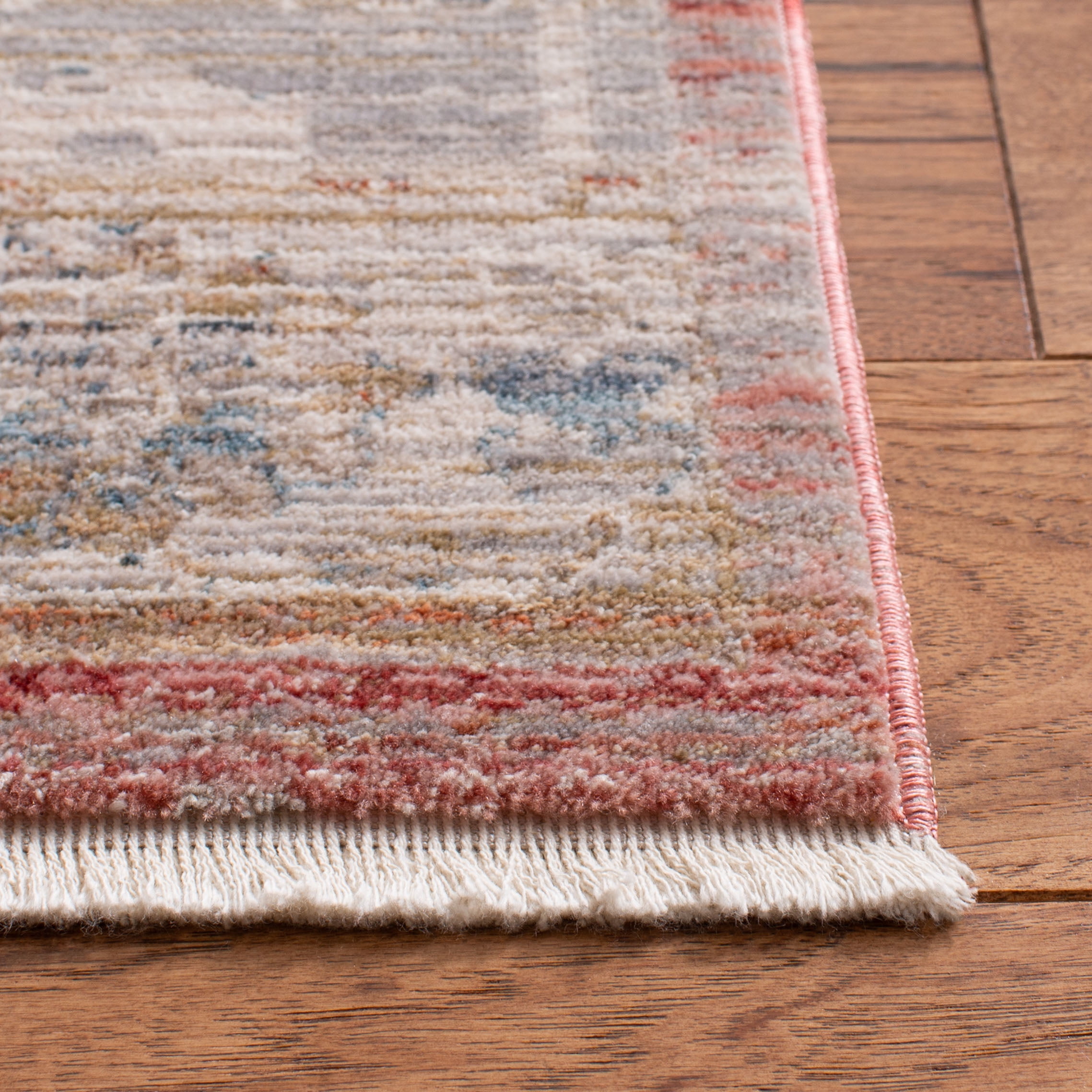 Safavieh Kenitra Jermaine Oriental Polyester Runner Rug, Pink/Gray, 2'2" x 8'