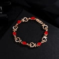 thumbnail image 6 of jiaroswwei Bangle Charm Woman Cubic Zirconia Lady Elegant Love Heart Bangle, 6 of 8