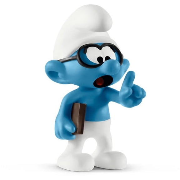 Schleich Smurfs Brainy Smurf Toy Figurine