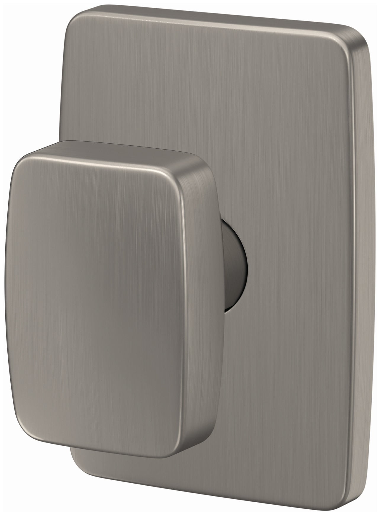 Schlage FC172NIX619GEE Custom Nixon Non-Turning Two-Sided Dummy Door Knob Set - Nickel