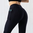 thumbnail image 1 of Pantalones de yoga para mujer Elásticos con bolsillos Entrenamiento Yoga Leggings para entrenamiento de ocio Hugtrwg Para estrenar, 1 of 9