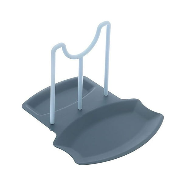 Estante para tapas de ollas Injueey organizador de cocina multifuncional azul oscuro
