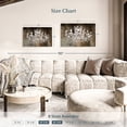 thumbnail image 4 of Elephant Stock Old Crystal Chandelier Wall Art - Horizontal Canvas Wall Art - Living Room Wall Decor - Decor Elements Canvas - Brown And Gray Decor - 36" x 24", 4 of 8