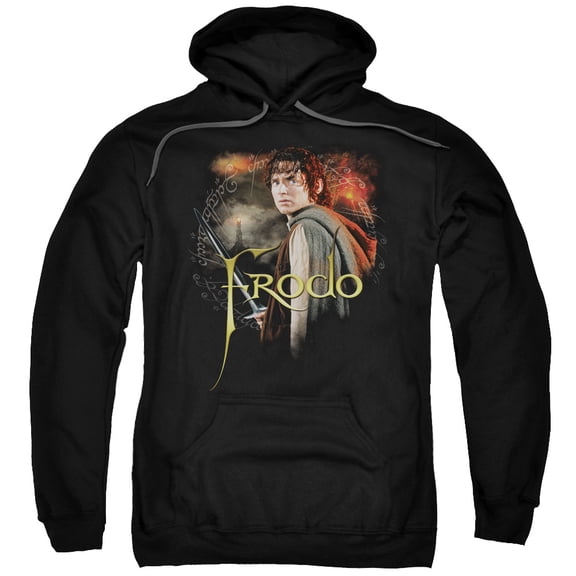 Lord of the Rings Frodo Adult Pullover Hoodie Sweatshirt Black