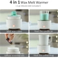 thumbnail image 3 of Scented Wax Melt Warmer Electric – Art-glass Candle Wax Warmer, 3-in-1 Wax Melter Burner, Fragrance Warmer for Scented Candles, Wax Melts, Tarts, Essential Oils to Freshen Home Office, Gift & Decor, 3 of 7