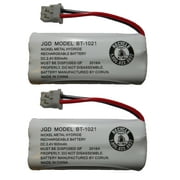 JustGreatDealz HIGH CAPACITY Rechargeable Replacement Battery BT-1021 BBTG0798001 for Uniden Cordless Handsets (2-Pack)