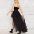 thumbnail image 2 of Kmbangi Femmes Jupe en Tulle à 4 Couches, Demi-Robe en Maille de Dentelle Transparente, 2 of 2