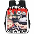thumbnail image 4 of Curse Back to Station15Large Capacity Primary School Student Vertical Shoulders Backpack Portable Burden Alleviation Children's 15, 4 of 5