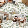 thumbnail image 6 of Sage Green Polka Dots 3'x5' Washable Rug, Modern Abstract Art Non-Slip Area Rugs for Entryway Kitchen Classroom, StainResistant Dorm Throw Carpet, Low Pile Soft Indoor Floor Mat Geometric, 6 of 9