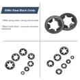 thumbnail image 4 of 300 Packs Internal Tooth Star Lock Washers Set M3 M4 M5 M6 M8 M10 M12 Quick Locking Washers, 65Mn Steel, 4 of 6