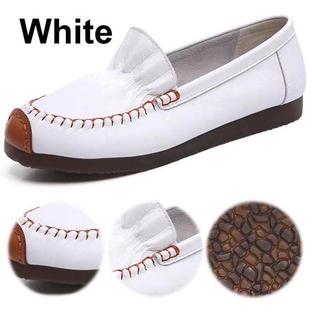 Zapatos Negocios Moccasins Planos Mocas Deslizamiento en Casuales Conducción para