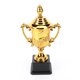 thumbnail image 5 of Trofeo de plástico Baloncesto Trofeo de fútbol para la ceremonia de fiesta (24,5 cm) Oro, 5 of 9