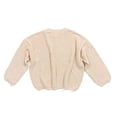 thumbnail image 5 of Styles I Love Unisex Baby Toddler Boys Girls Knitted Crewneck Long Sleeve Solid Pullover Sweater Autumn Winter Cozy Top (Ivory, 6 Months), 5 of 6