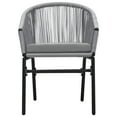 thumbnail image 3 of vidaXL 7 Piece Garden Dining Set Grey, 3 of 4