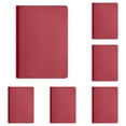 thumbnail image 2 of Thickened Softcover Sewn Notebook, Oimcto A7 Multi-Color Portable Journal for Daily Note Taking, 100 Pages, High-Quality Inner Paper Resists Ink Bleeding, Smooth Writing, Red, 5 Pcs, 2 of 5
