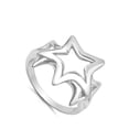 thumbnail image 4 of CHOOSE YOUR STYLE High Polish Star Galaxy Wide Ring 925 Sterling Silver Band Jewelry Female Size 8, 4 of 4