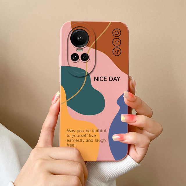 Cases For Oppo Reno 10 Pro 5G Heart Butterfly Full Protection Soft Liquid Silicone Black Phone Cover For Oppo Reno10Pro Funda TYP261 OPPO Reno 10 Pro