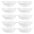 thumbnail image 4 of 10 piezas de salsa de plástico blanco platos alimentos tazones de alimentos placas de aperitivo de platillo sazonantes resistentes HOMEMAXS HaoMX4648250, 4 of 6