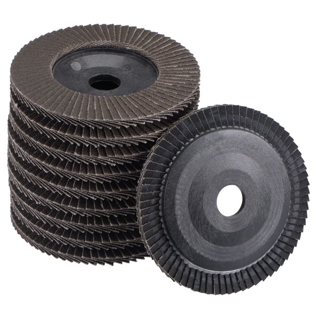 Unique Bargains Disque à Rabat de 4 Pouces 180 Grains Meules de Ponçage Carbure de Silicium Abrasif Lot de 10
