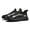 Black, variant on Men's Breathable Knit Athletic Sandals Sporty Cushioned Running Sandals with Transparent Sole for Training Daily Wear