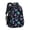 Black Butterfly Pattern, variant on Black White Butterfly Star Pattern Cute School Backpack Bag with Padded Back and Adjustable Shoulder Straps 16.9 X 12.6 X 5.9 Inches