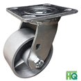 thumbnail image 3 of CasterHQ 4" X 2" INCH SWIVEL CASTER -SEMI-STEEL CAST IRON WHEEL - 700 LBS CAPACITY - 4 inch x 2 inch - Heavy Duty - Industrial / Commercial - Roller bearing 5-5/8" overall height, 3 of 3