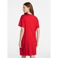 thumbnail image 4 of Joyspun Women’s Dreamy Soft Collection Short Sleeve Valentine's Day Sleep Shirt, Sizes S/M to 2X/3X, 4 of 6