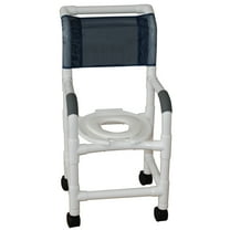 MJM International 115-3-RH Pediatric / Small Adult Shower Chair with Reducer Hard Seat