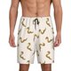 thumbnail image 1 of Balery Cartoon Snake Pantalones cortos de pijama de punto de algodón para hombre con cinturilla y bolsillos-Small, 1 of 6