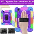 thumbnail image 2 of BMOUO Case for iPad Mini 7 Case (A17 Pro 2024), iPad Mini 7th/6th Generation Case, Full-Body Drop Protection iPad Mini 7/6 Case with 360° Rotate Hand Shoulder Strap/Stand, Purple, 2 of 9