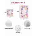 thumbnail image 7 of Easter Kitchen Dish Towels for Drying Dishes Set of 3, Watercolor Eggs Floral Leaves Botanical Pink Plaid Waffle Weave Microfiber Hand Tea Bathroom Towels Quick Dry & Absorbent Towel 12x12, 7 of 7