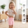 thumbnail image 5 of Resinta 8 Pack Baby Toddler Girls Cotton Bike Shorts Kids Safety Under Dress Dance Shorts, 5 of 9