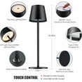 thumbnail image 3 of Crystal Table Lamp RGB Color Changing Night Lights (2 Pack) Crystal Rose Diamond Touch Lamp for Bedroom Living Room Decor (Remote & Touch Control), 3 of 10