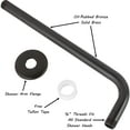 thumbnail image 5 of Aqua Elegante Shower Arm And Flange for Rain Shower Hardware - 12 inch - Oil-Rubbed Bronze, 5 of 5
