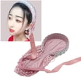 thumbnail image 4 of Hijab Scarf, Hijab Comfortable Extra Long Wide Polyester Fabric Elastic Flexible  For Daily Wear Pink, 4 of 8