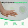 thumbnail image 3 of BEHOST 6 inch Tri Folding Memory Foam Mattress, Eco-Friendly Fire-Retardant & Portable Guest Bed, Queen Size, 3 of 8