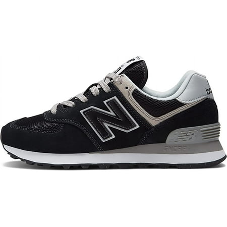 New Balance 574 Black Grey (Women's)