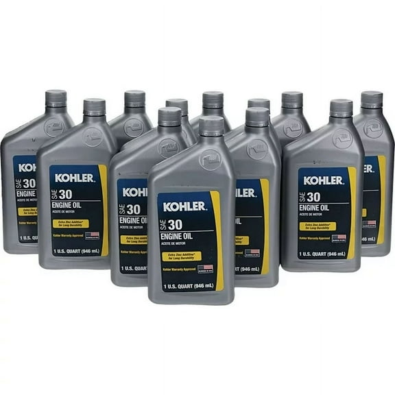 Genuine OEM - Kohler - 25 357 02-S - Case of Oil - Magnum SAE 30