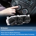 thumbnail image 3 of Módulo de panel de control del calentador de aire acondicionado Unique Bargains para Volkswagen Beetle 1998-2010 Unidad de clima HVAC Temp No. 1C0-820-045-E-01C/1C0-820-045-C-01C, 3 of 7