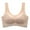 Beige, variant on Bigersell Wireless Cami Bra Women Top Bra Wire-Free Underwear Vest Style Sport Lingerie Female Tank Top Bra Tall Polyester Sport Bra Style 581, Black XL