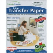 Transfer Magic Ink Jet Transfer Paper-8-1/2 X11 7/Pkg