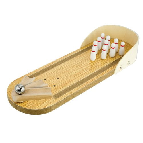 Kovot Wooden Tabletop Bowling Game