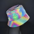 thumbnail image 2 of Unisex Reflective Fisherman Hat with Hologram Design, 2 of 5