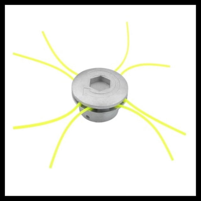 Cabezal de alambre de aluminio, cabezal de corte universal de 4 cables, cabezal de corte de aluminio, cabezal de cortacésped, cabezal de desbrozadora para jardín, césped, patio