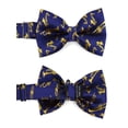 thumbnail image 2 of Men's Brass Instrument Trumpet Print Pattern Novelty Bow Tie, 2 of 3