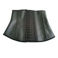 thumbnail image 2 of Entrenador de cintura cinturón recortador cinturón Fitness deportes faja cinturón tensor banda entrenador Abdominal para mujeres adultos Unisex ejerci Negro Salvador Cinturón de entrenamiento de cintura, 2 of 6