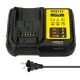 thumbnail image 1 of Yeacher DCB112 Replacement Li-Ion Battery Charger Compatible with Dewalt 12V 14.4V 18V Lithium Cells, 1 of 8