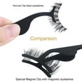 thumbnail image 3 of jiaroswwei Eyelash Tweezer Widen Handle Ergonomic Stainless Steel Portable False Eyelash Applicator for Magnetic Lashes, 3 of 8