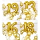 thumbnail image 4 of Globos con números de helio AULE Big Gold 1 40 pulgadas, 4 of 7