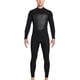 thumbnail image 1 of Yuarrent Traje de buceo Alta eficiencia A prueba de frío Cierre de cremallera Trajes de baño cómodos Traje de neopreno fácil de usar Cuello Deportes acuáticos Hombres Negro M Yuarrent OD020689-02, 1 of 6